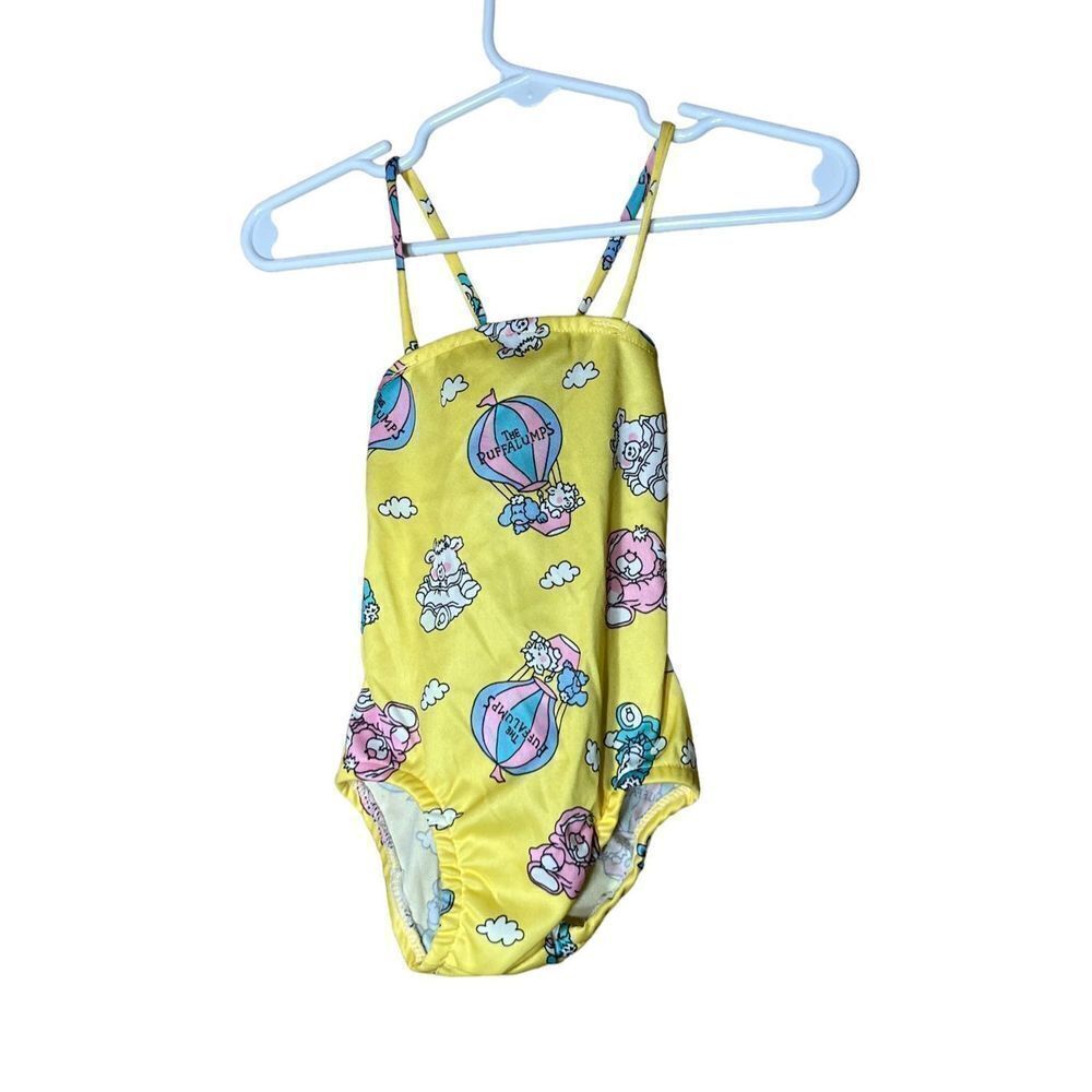 Vintage Puffalump Baby Girl One Piece Swimsuit